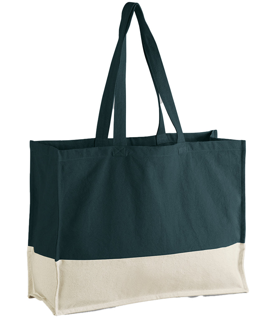 Earthbound Organic Contrast Shopper in Sage Green